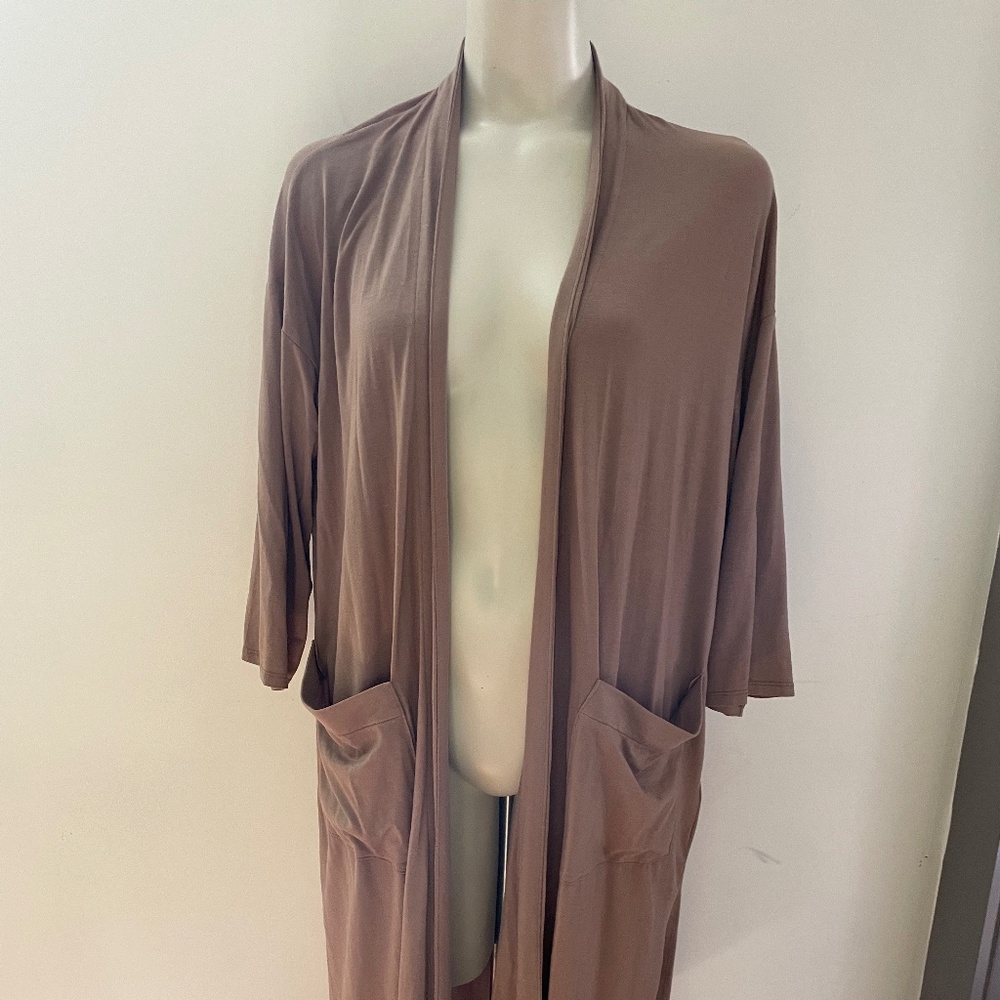 EILEEN FISHER TENCEL JERSEY LONG JACKET FALL 2021